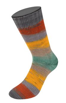 Eine Socke aus der Cool Wool 4 Socks Print in Farbe 7794